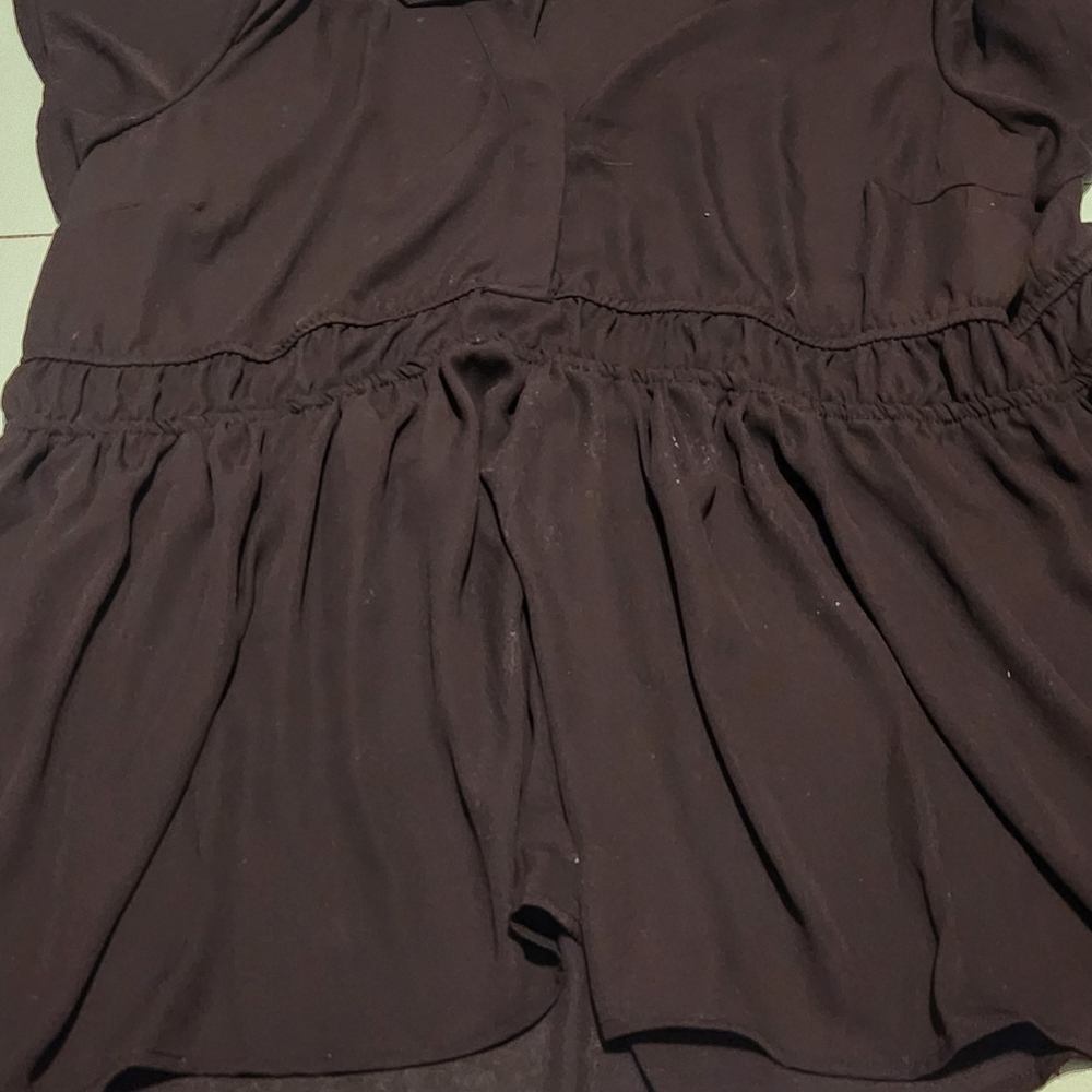NWT Torrid Black Babydoll Top